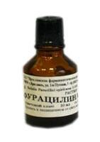 Фурацилина раствор спиртовой 1:1500