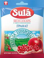 Sula Леденцы фруктовые Гранат без сахара с витамином С
