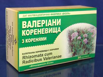 Валерианы корневища с корнями