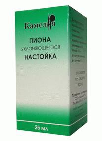Пиона уклоняющегося настойка