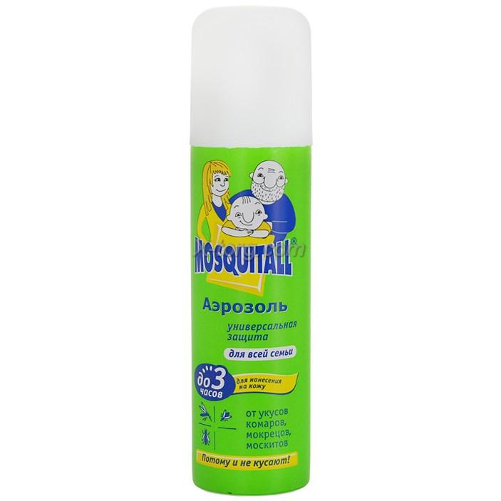 MOSQUITALL "универсальная защита" до 3 часов аэрозоль